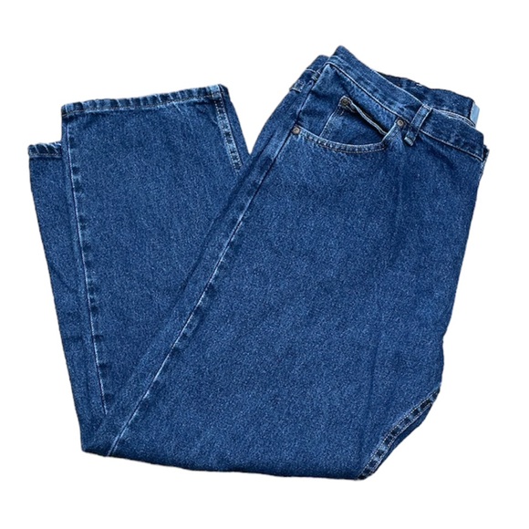 WRANGLER AUTHENTICS MENS SIZE38x29 DENIM BLUE JEANS. - Picture 2 of 5